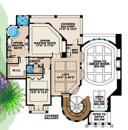 Floorplan 2 for House Plan #575-00009
