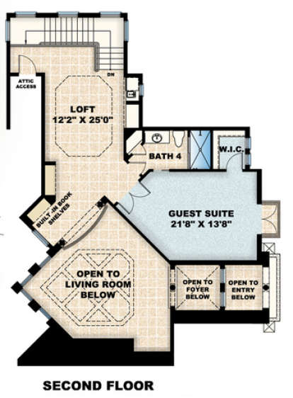 Floorplan 2 for House Plan #575-00010