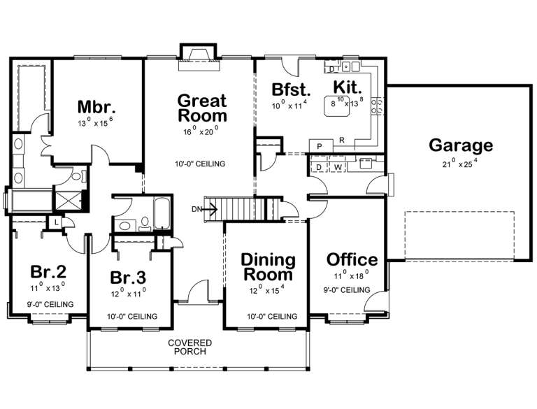 House Plan House Plan #4667 Drawing 1