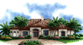 Ranch House Plan #575-00012 Elevation Photo