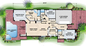 Floorplan 1 for House Plan #575-00015