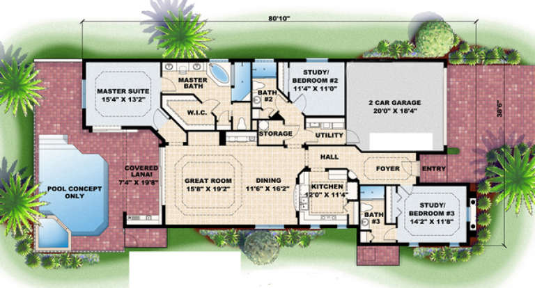 House Plan House Plan #4686 Drawing 1