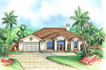3 Bed, 3 Bath, 2336 Square Foot House Plan - #575-00017