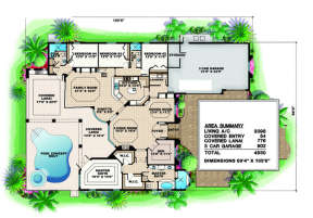 Floorplan 1 for House Plan #575-00019