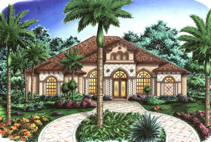 4 Bed, 3 Bath, 3357 Square Foot House Plan - #575-00023