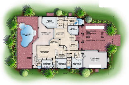 Floorplan1 for House Plan #575-00023