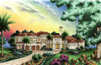 4 Bed, 5 Bath, 6946 Square Foot House Plan - #575-00024