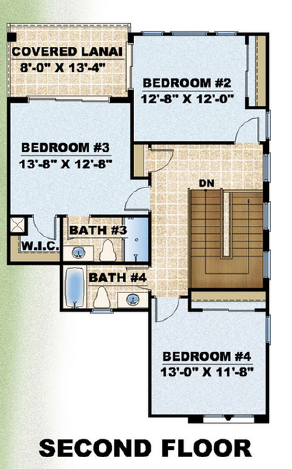 Floorplan 2 for House Plan #575-00032
