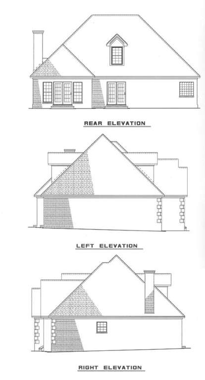 European House Plan #110-00207 Elevation Photo