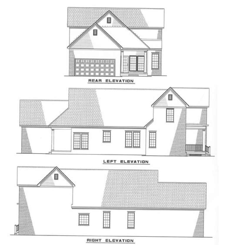 Country House Plan #110-00210 Elevation Photo