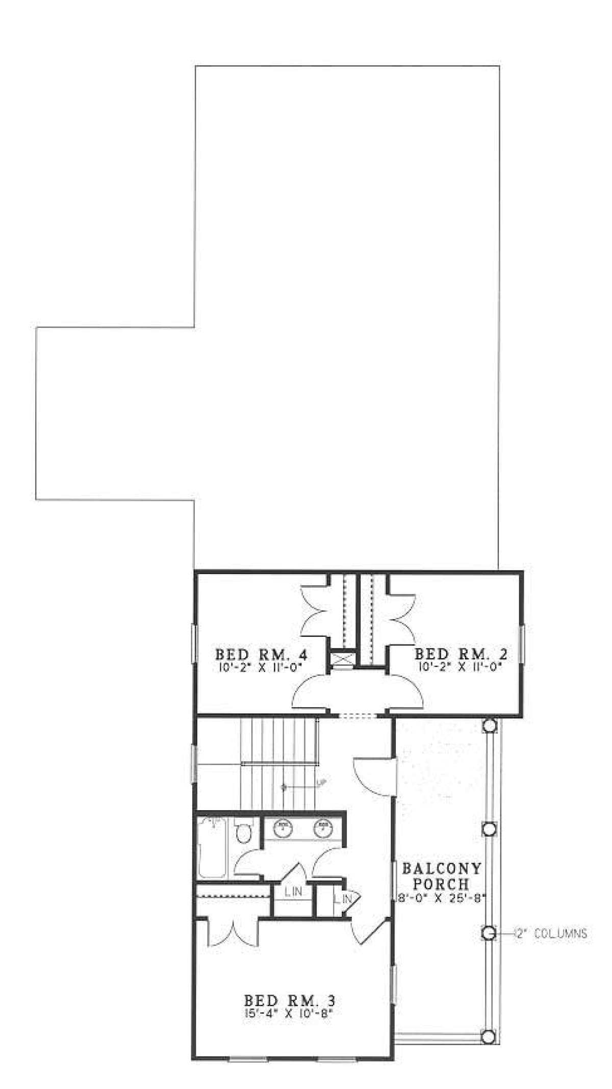 Floorplan 2 for House Plan #110-00211