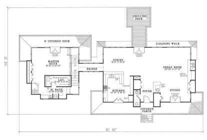 Floorplan 1 for House Plan #110-00212