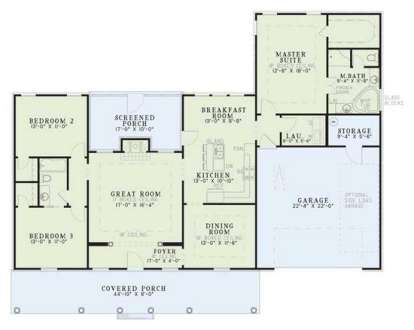 Main Floor  for House Plan #110-00214