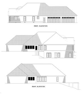 Ranch House Plan #110-00216 Elevation Photo