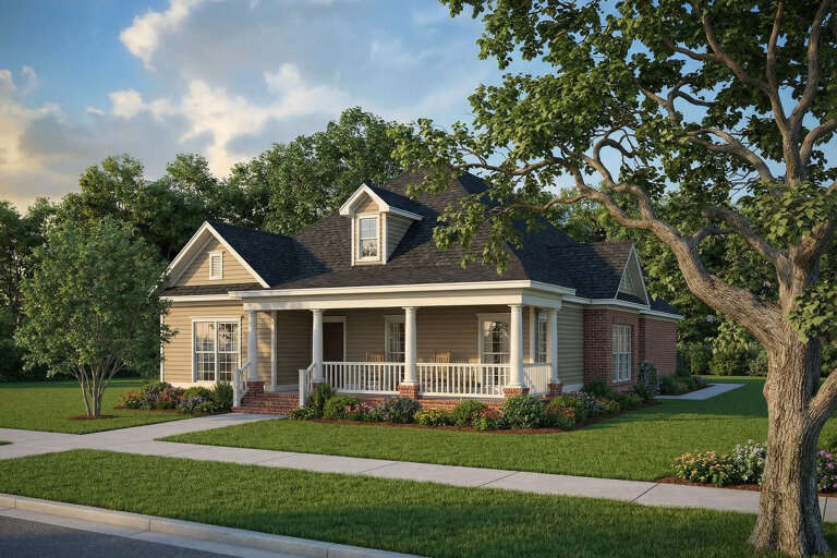 House Plan House Plan #4757 Angled Front Elevation