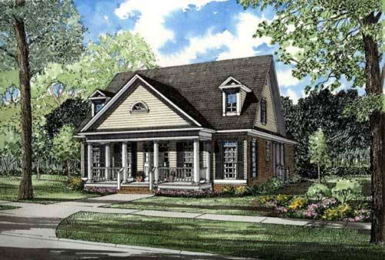 Traditional House Plan #110-00219 Elevation Photo