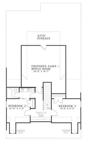 Floorplan 2 for House Plan #110-00219