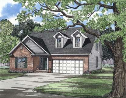 Southern House Plan #110-00220 Elevation Photo