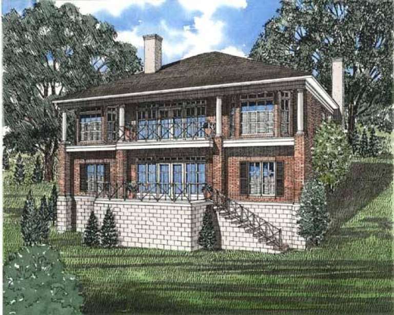 Traditional House Plan #110-00225 Elevation Photo