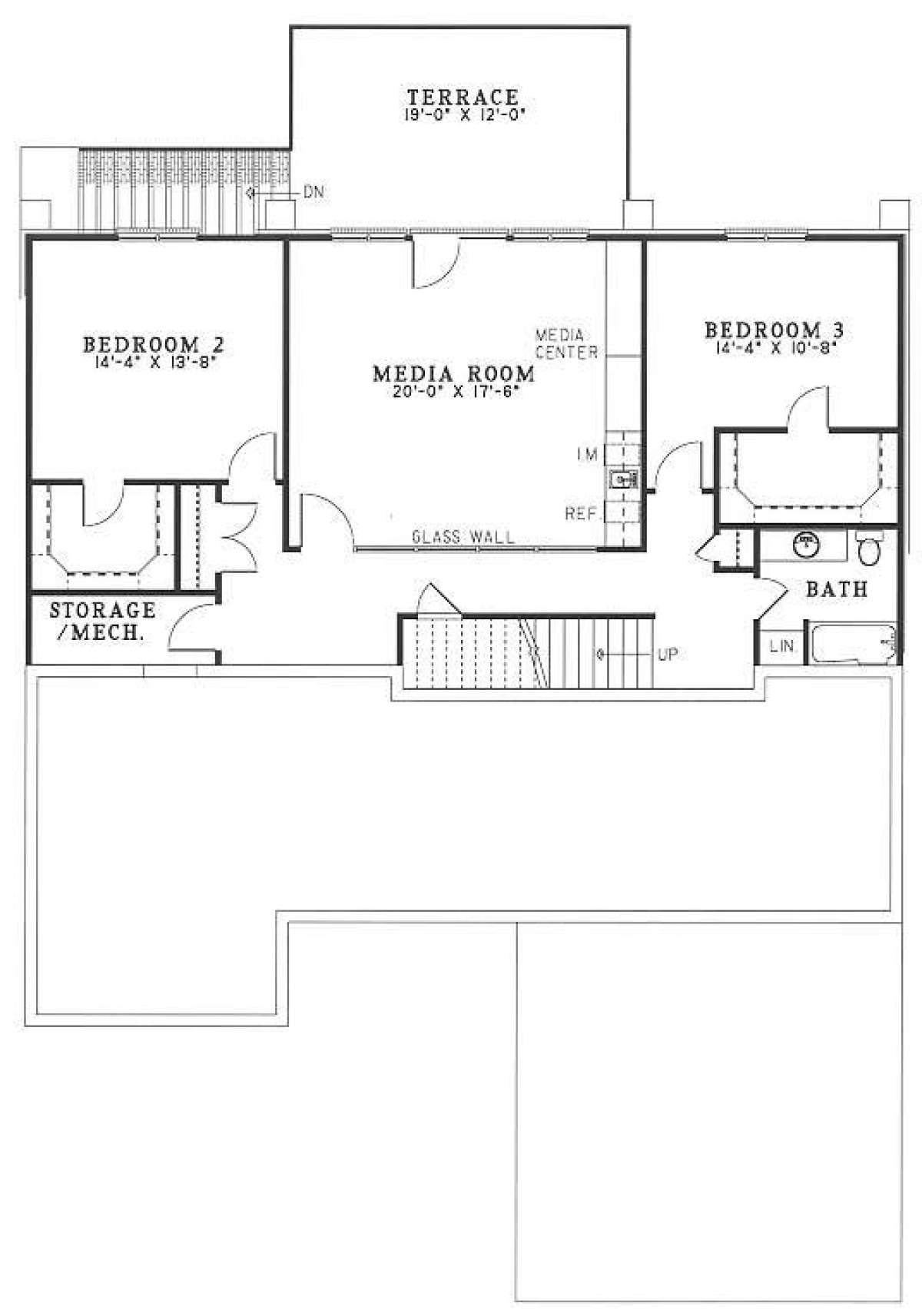 Floorplan 2 for House Plan #110-00225