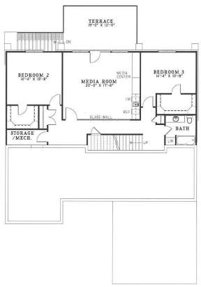 Floorplan 2 for House Plan #110-00225