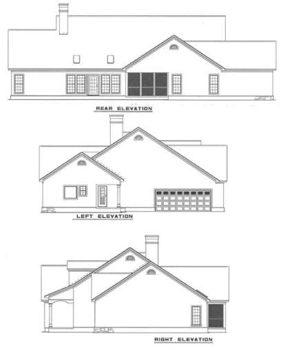 European House Plan #110-00226 Elevation Photo