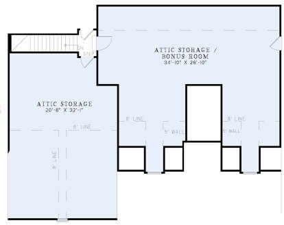 Bonus Room for House Plan #110-00226