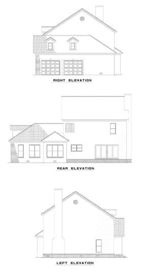 European House Plan #110-00228 Elevation Photo