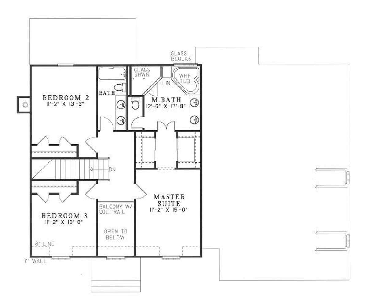 Floorplan 2 for House Plan #110-00228