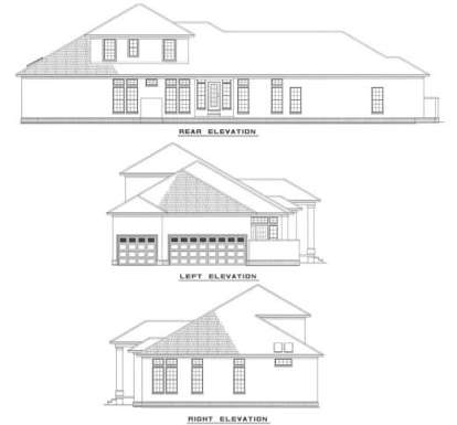 Traditional House Plan #110-00230 Elevation Photo