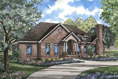 Ranch House Plan #110-00232 Elevation Photo