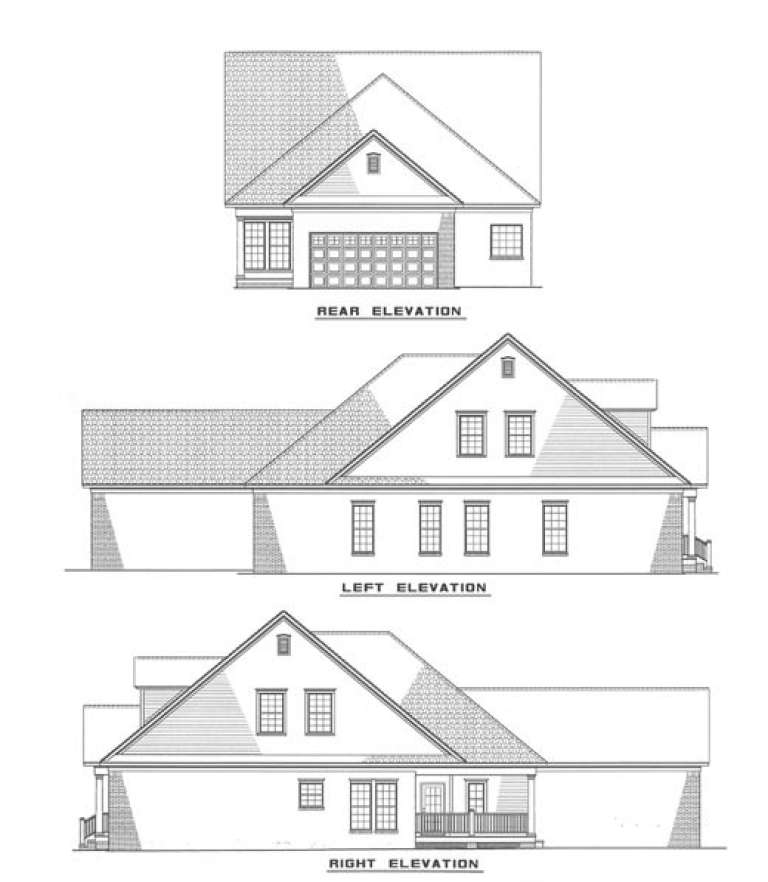 Traditional House Plan #110-00233 Elevation Photo