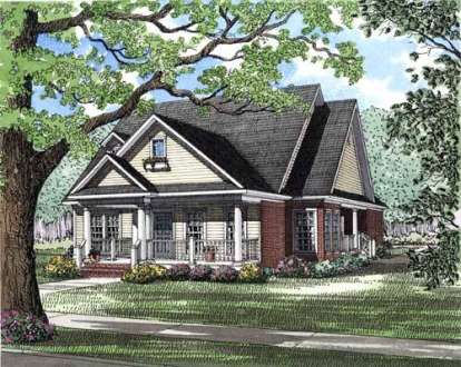 Traditional House Plan #110-00234 Elevation Photo