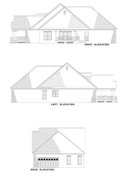 Traditional House Plan #110-00234 Elevation Photo