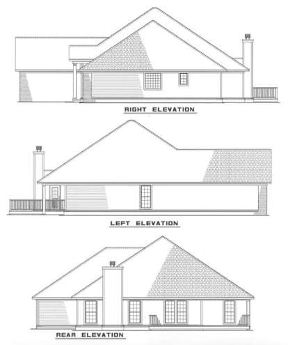 European House Plan #110-00235 Elevation Photo