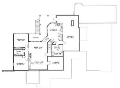 Basement for House Plan #110-00237