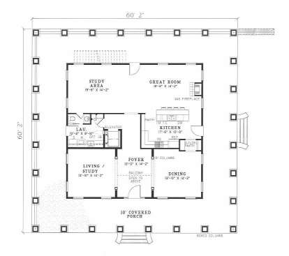 Floorplan 2 for House Plan #110-00238