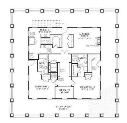 Floorplan 3 for House Plan #110-00238