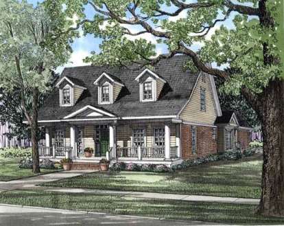 4 Bed, 3 Bath, 2286 Square Foot House Plan - #110-00239