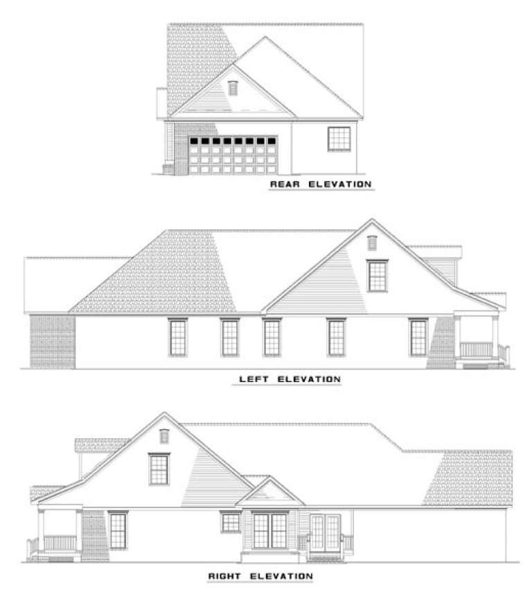 Country House Plan #110-00239 Elevation Photo