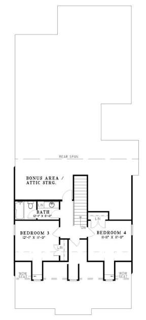 Floorplan 2 for House Plan #110-00239