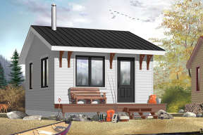 Small House Plan #034-00174 Elevation Photo