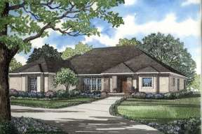 Traditional House Plan #110-00240 Elevation Photo