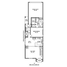 Floorplan 1 for House Plan #053-00477