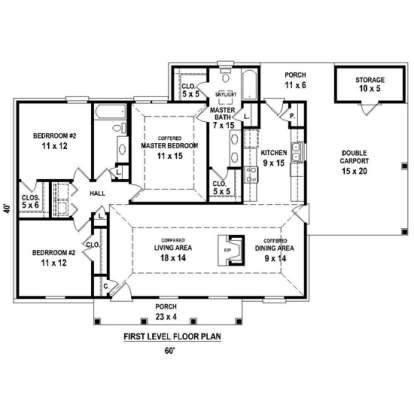 Floorplan1 for House Plan #053-00479