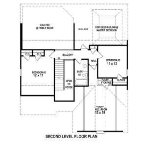 Floorplan 2 for House Plan #053-00481