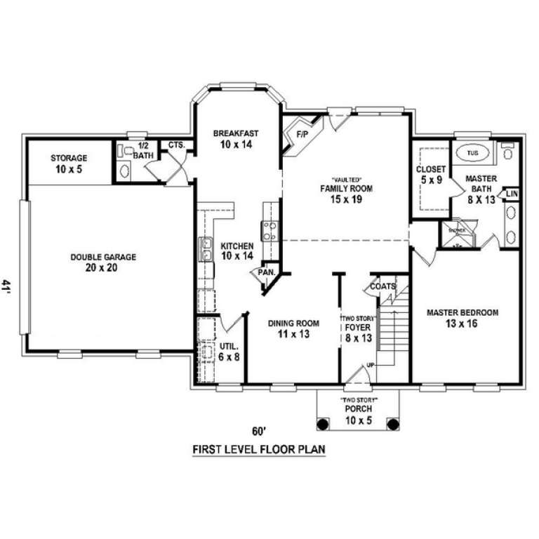 House Plan House Plan #4791 Drawing 1
