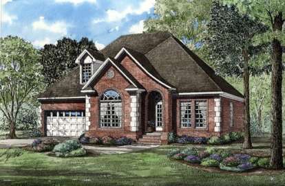 Traditional House Plan #110-00241 Elevation Photo
