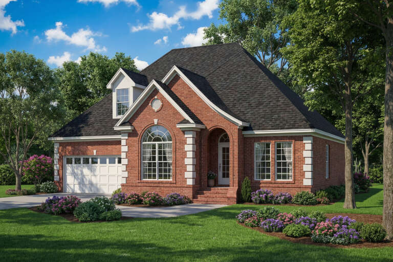 House Plan House Plan #4794 Angled Front Elevation