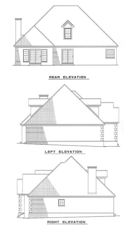 Traditional House Plan #110-00241 Elevation Photo